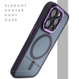 Transparant Paars iPhone 15 Pro Max Hoesje met MagSafe &ndash; Modern &amp; Magnetisch | Telefoonstar.nl