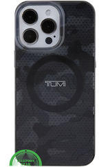 Hoesje Zwart iPhone 16 Pro Max Camouflage – Stoere Bescherming met MagSafe Compatibiliteit