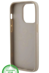 Roze Elegant Hoesje met Hoesje voor iPhone 15 Pro Max Modern Design Case Gold EditionGoud Detail iPhone 15 Pro Max