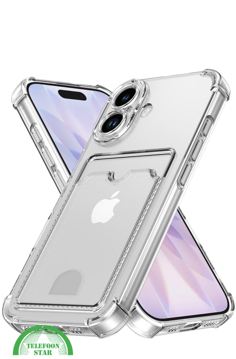 Transparant Hoesje &ndash; Geschikt voor iPhone 17 - Silicone, Geschikt voor MagSafe &ndash; Slank, Sterk en Shock proof - Telefoonstar
