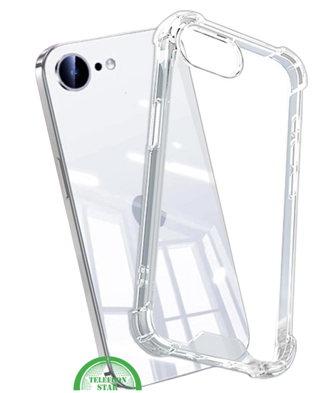 Silicone Hoesje voor iPhone 16E Anti-Shock TPU, Slank, Schokbestendig &amp; Helder Design