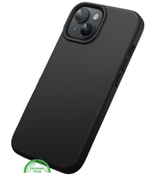 siliconen Hoesje voor iPhone 13 Slank, Stijlvol Strak, mat zwart, anti-vingerafdruk