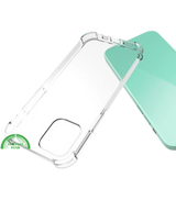 Hoesje voor iPhone 12 Mini Transparant Shockproof, Slank, Sterk &amp; Comfortabel