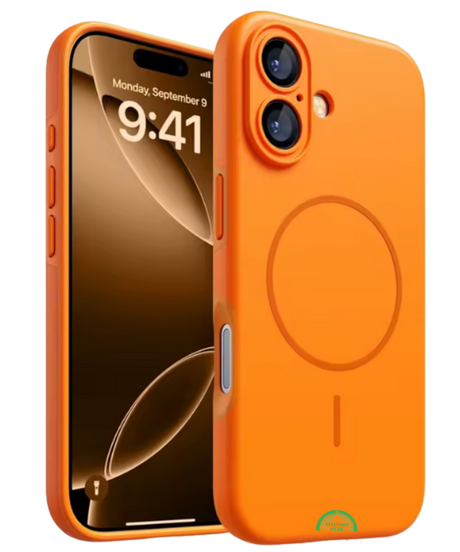 Hoesje voor iPhone 17 Oranje Slank, lichtgewicht en nauwsluitend