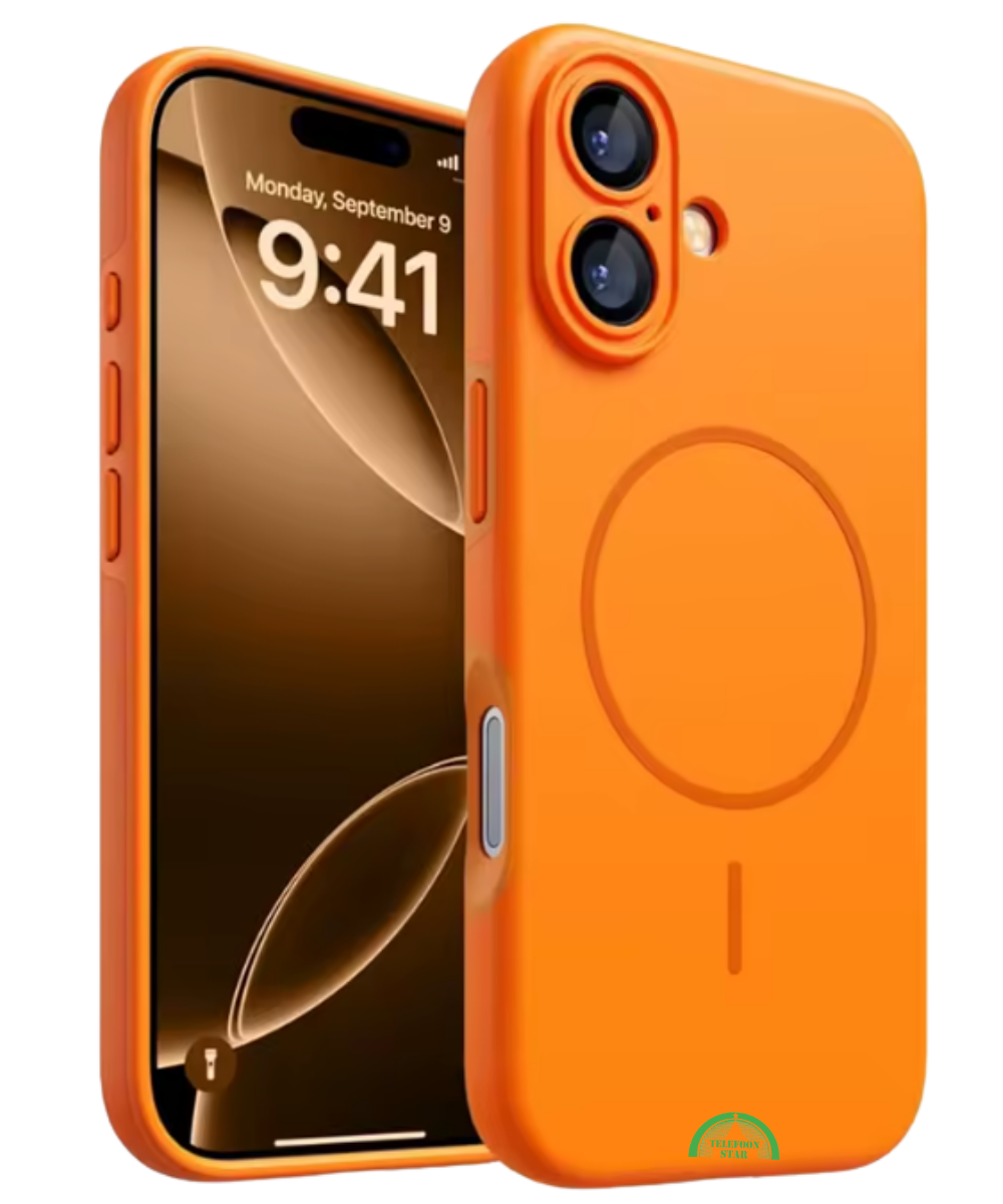 Hoesje voor iPhone 17 Oranje Slank, lichtgewicht en nauwsluitend