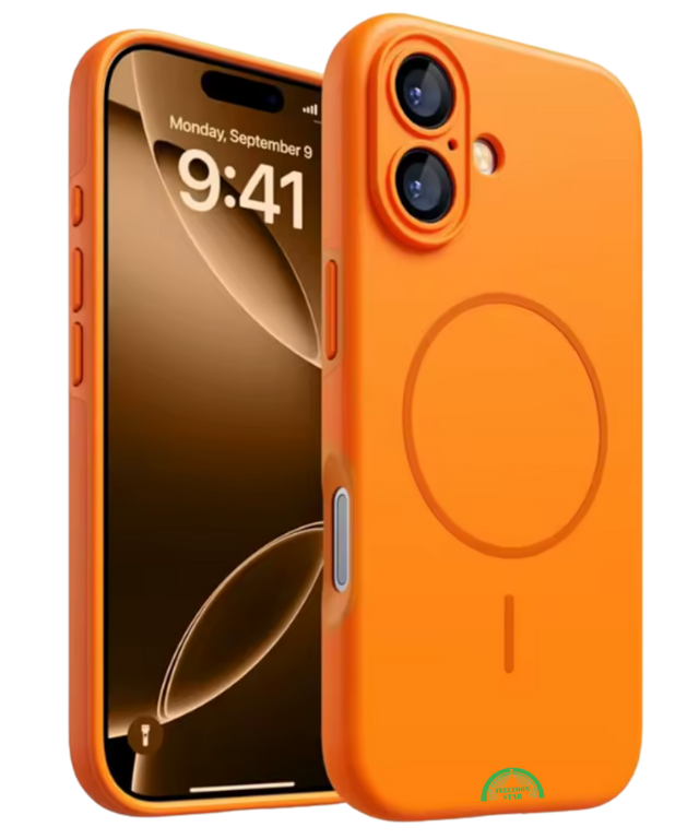 Hoesje voor iPhone 17 Oranje Slank, lichtgewicht en nauwsluitend