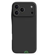 Hoesje voor iPhone 17 Pro Zwart MagSafe Silicone anti-vingerafdruk