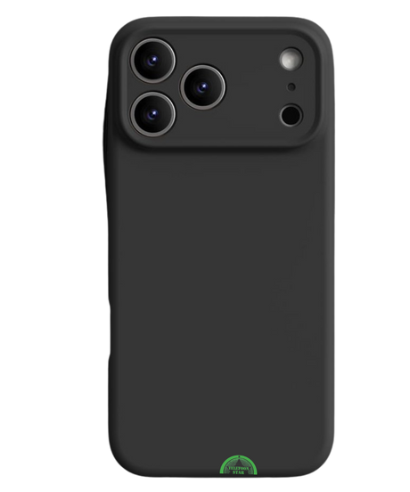 Hoesje voor iPhone 17 Pro Zwart MagSafe Silicone anti-vingerafdruk
