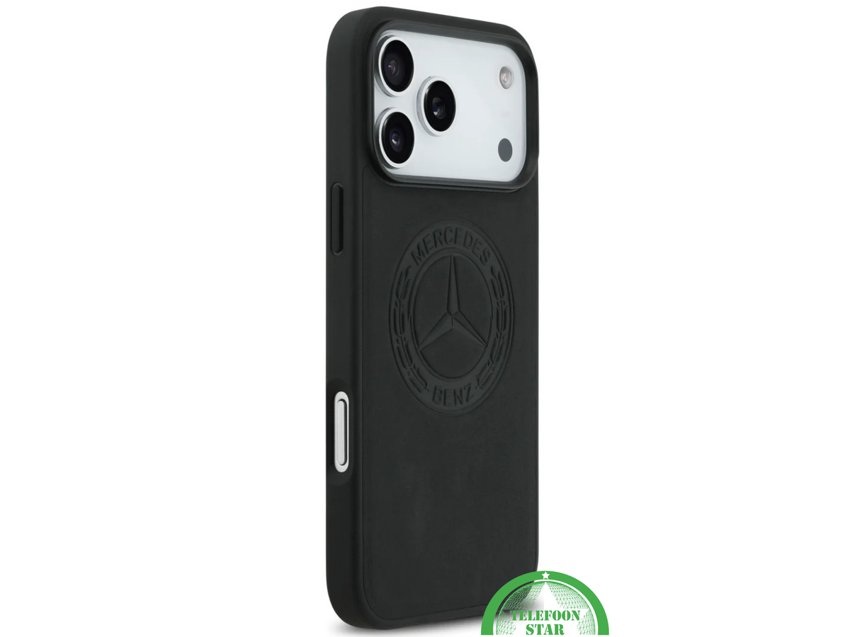Hoesje iPhone 17 Pro Max Mercedes-Benz &ndash; Luxe Zwarte Bescherming met Klasse