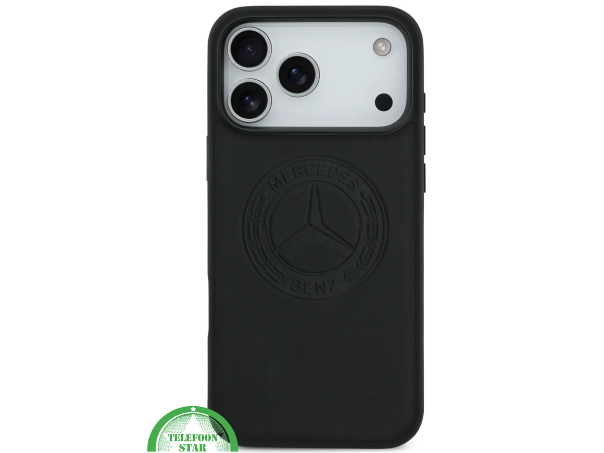 Hoesje iPhone 17 Pro Max Mercedes-Benz &ndash; Luxe Zwarte Bescherming met Klasse