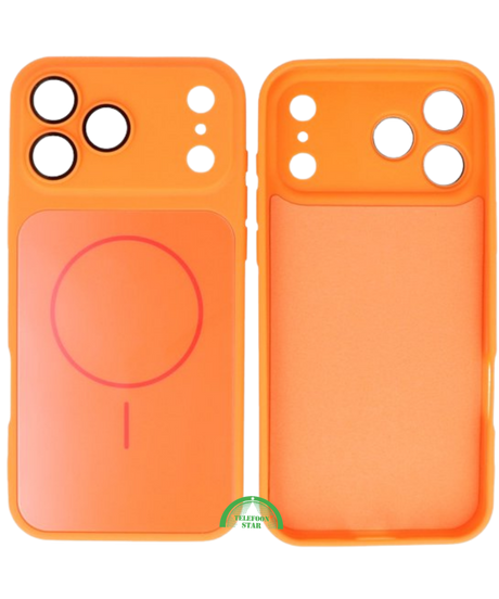 Hoesje voor iPhone 17 Pro Max Oranje Slank, lichtgewicht en nauwsluitend