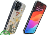iPhone 15 Hoesje &ndash; Transparant Met Bloemen &amp; Vlinderprint | Elegant, Natuur &amp; Uniek