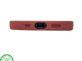 iPhone 16 Pro Max Donkerrood Hoesje Mat Design Met Verhoogde Camerabescherming