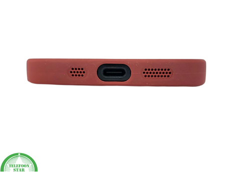 iPhone 16 Pro Max Donkerrood Hoesje Mat Design Met Verhoogde Camerabescherming