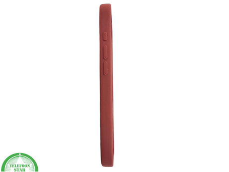 iPhone 16 Pro Max Donkerrood Hoesje Mat Design Met Verhoogde Camerabescherming
