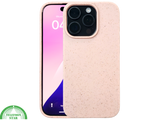 iPhone 16 Pro Lichtroze Eco Hoesje Biologisch Afbreekbare Matte Bescherming