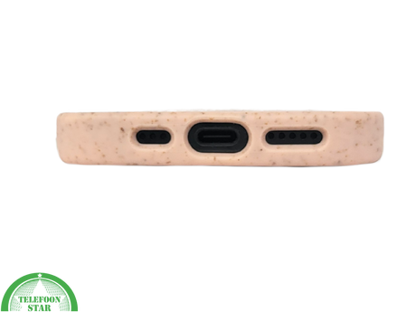 iPhone 16 Pro Max Lichtroze Eco Hoesje Biologisch Afbreekbare Matte Bescherming