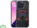 iPhone 16 Pro Hoesje met Skull Design &ndash; Elegante Achterkant Bescherming Telefoonhoesje Transparant &amp; Stevig