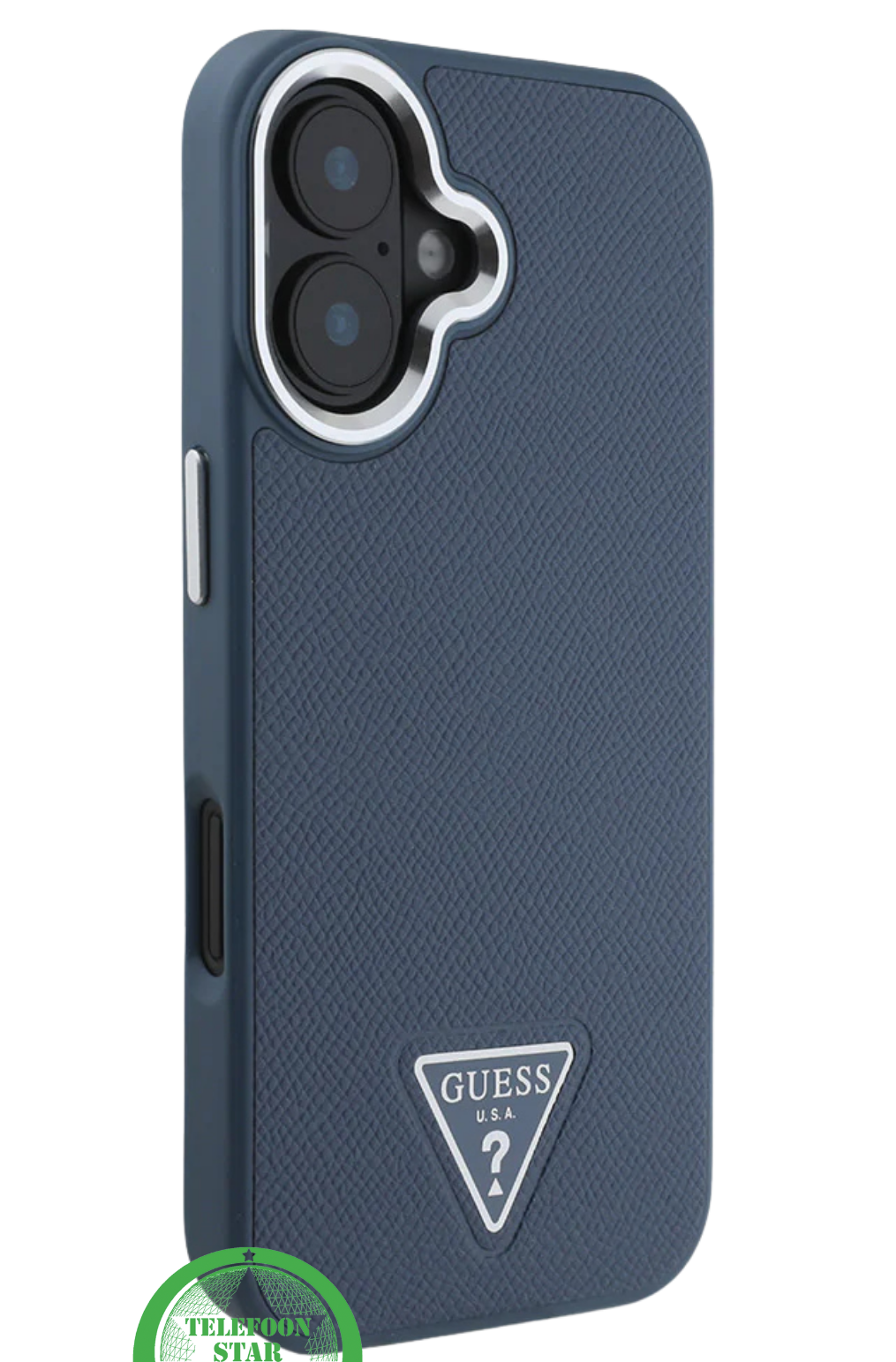 Hoesje voor iPhone 16 Donkerblauw &ndash; Stijlvolle Bescherming in Modern Design