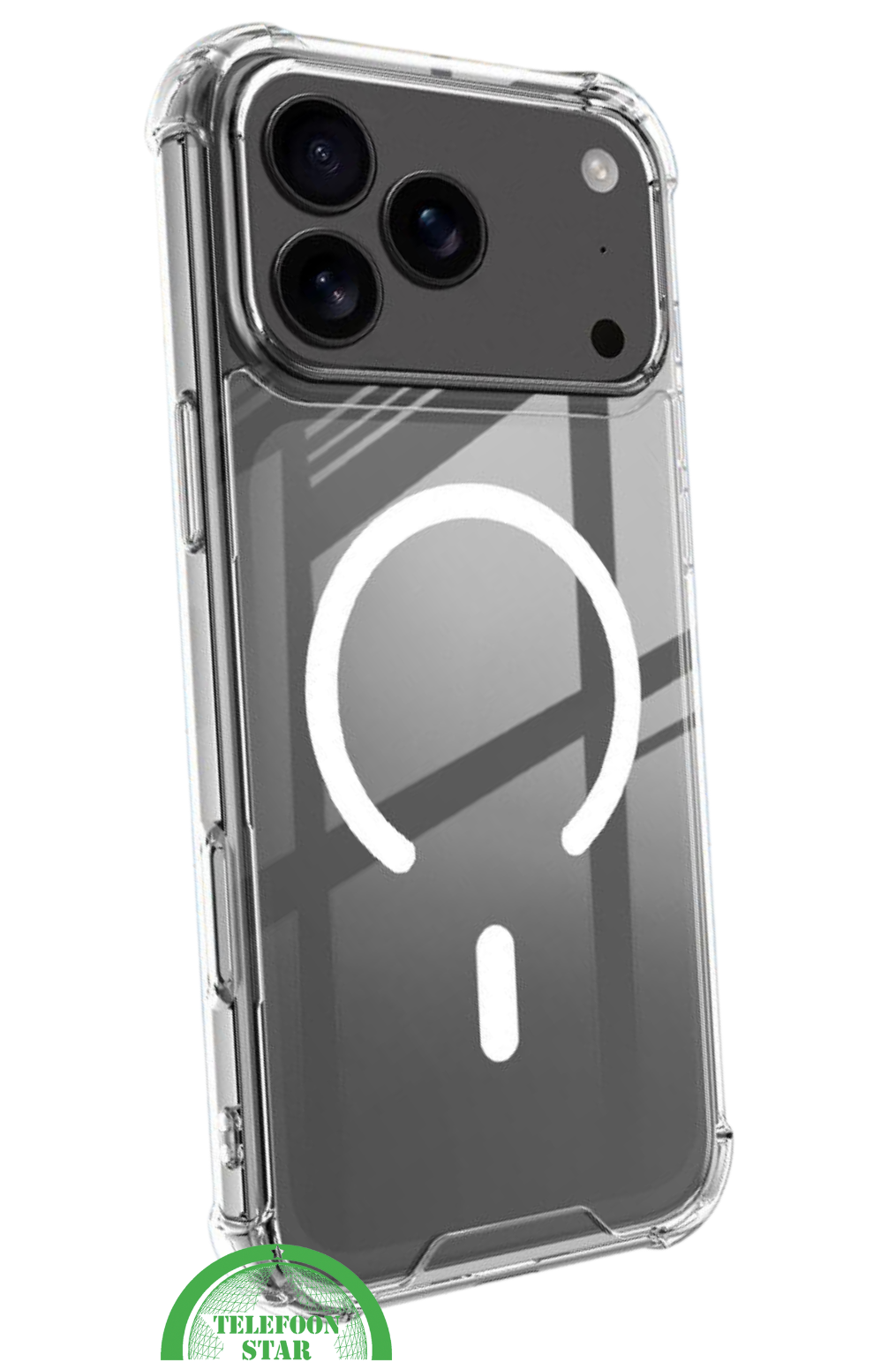 Clear case hoesje voor iPhone 17 Pro Max met MagSafe &ndash; ultra‑dun &amp; stevig, silicone, Slank en flexibel ontwerp | Telefoonstar