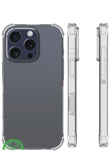 Hoesje voor iPhone 16 Pro Max Transparant Bumper Hoesje &ndash; Maximale Bescherming, Minimalistisch Design en Schokbestendig | Telefoonstar