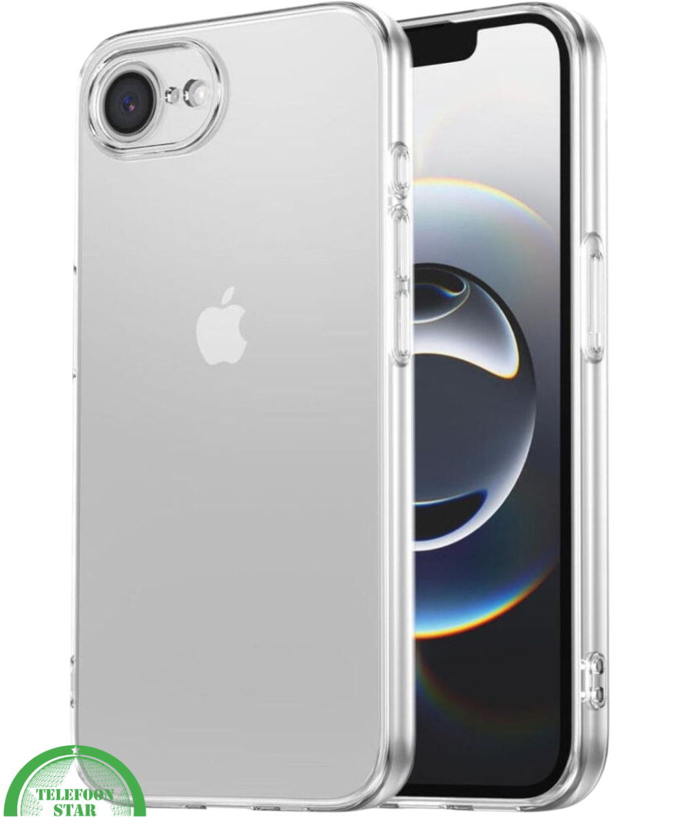 Transparant Hoesje voor iPhone 16E – Slank, Flexibel & Krasbestendig