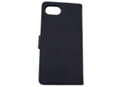 Luxe Boek Case Hoesje iPhone 16E blauw Leerlook