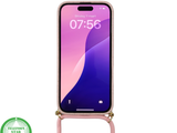 iPhone 16 Hoesje met Koord Roze &ndash; Elegant &amp; Duurzaam