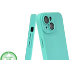 iPhone 15 Hoesje &ndash; Turquoise Met MagSafe | Fris, Functioneel &amp; Kleurvol