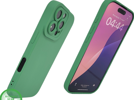 iPhone 16 Pro Groen Hoesje Mat Design Met Verhoogde Camerabescherming