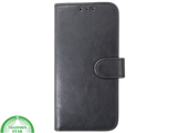 Zwart Bookcase Hoesje iPhone 13 / 14 &ndash; Met Bandje en Standaardfunctie | &euro;14,95
