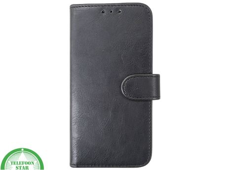 Zwart Bookcase Hoesje iPhone 13 / 14 &ndash; Met Bandje en Standaardfunctie | &euro;14,95