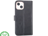 Zwart Bookcase Hoesje iPhone 13 / 14 &ndash; Met Bandje en Standaardfunctie | &euro;14,95