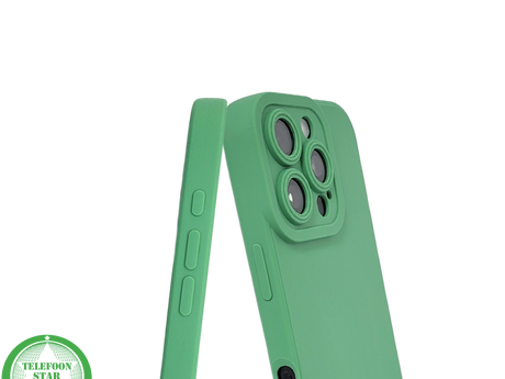 iPhone 16 Pro Groen Hoesje Mat Design Met Verhoogde Camerabescherming