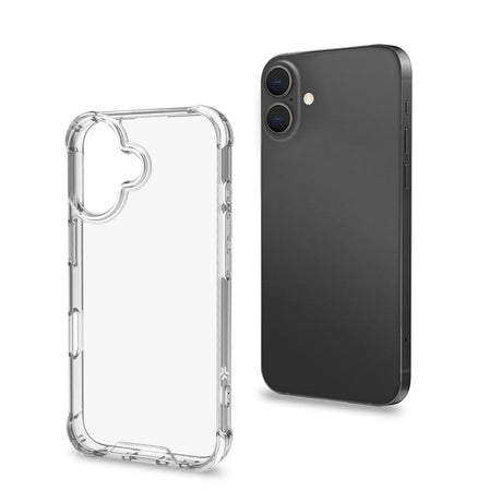 iPhone 16 hoesje transparant schokbestendig cover met extra bescherming