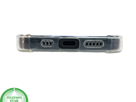 iPhone 15 Plus Clear Case met Kaarthouder &ndash; Slank Design &amp; Extra Functionaliteit