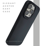 Mat Zwart iPhone 15 Pro Hoesje met Camerabescherming &ndash; Clean &amp; Krachtig | Telefoonstar.nl