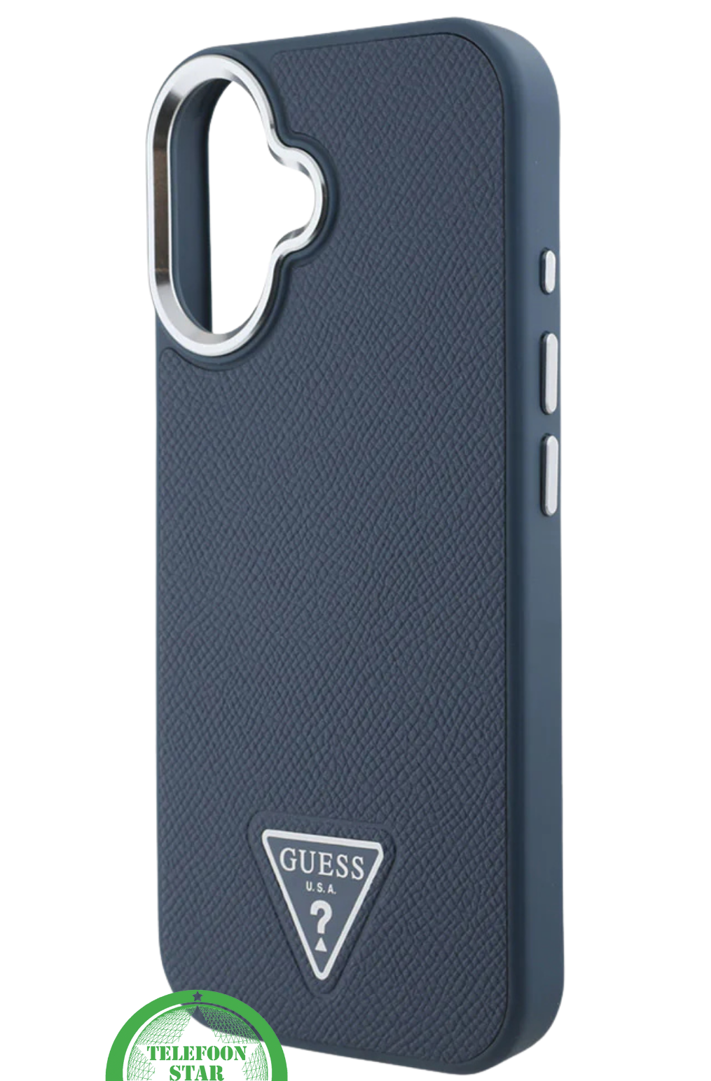 Hoesje voor iPhone 16 Donkerblauw &ndash; Stijlvolle Bescherming in Modern Design