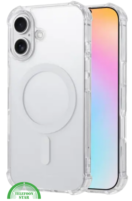 MagSafe Silicone hoesje voor iPhone 17 &ndash; stijlvol, praktisch, veilig, Slank, Schokbestendig &amp; Transparant | Telefoonstar