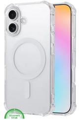 MagSafe Silicone hoesje voor iPhone 17 – stijlvol, praktisch, veilig, Slank, Schokbestendig & Transparant | Telefoonstar