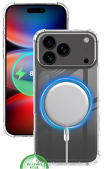 Clear case hoesje voor iPhone 17 Pro met MagSafe &ndash; ultra‑dun &amp; stevig, silicone, Slank en flexibel ontwerp | Telefoonstar