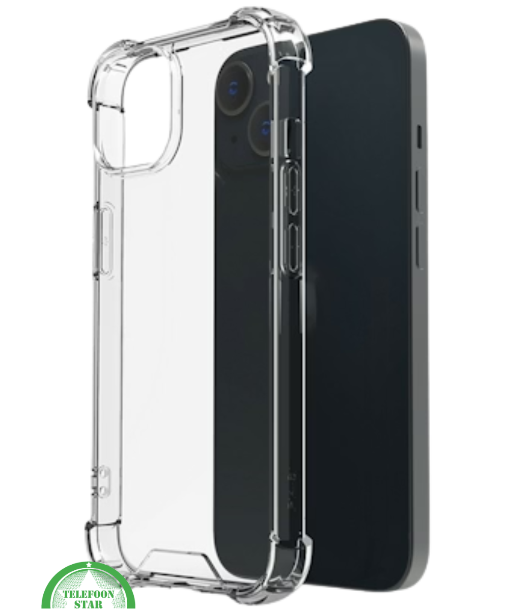 Hoesje voor iPhone 15 Plus Transparant Shockproof Sterk &amp; Ultra Helder