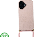 iPhone 16 Hoesje met Koord Roze &ndash; Elegant &amp; Duurzaam