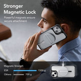 iPhone 14 Armor HaloLock hoesje zwart doorzichtig