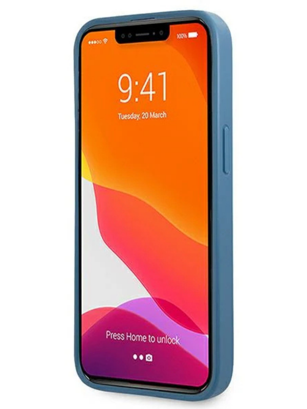 Trendy iPhone 13 Pro Ring Case Blue Edition