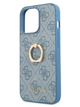 Trendy iPhone 13 Pro Ring Case Blue Edition