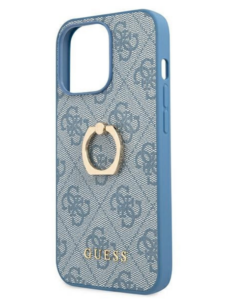 Trendy iPhone 13 Pro Ring Case Blue Edition