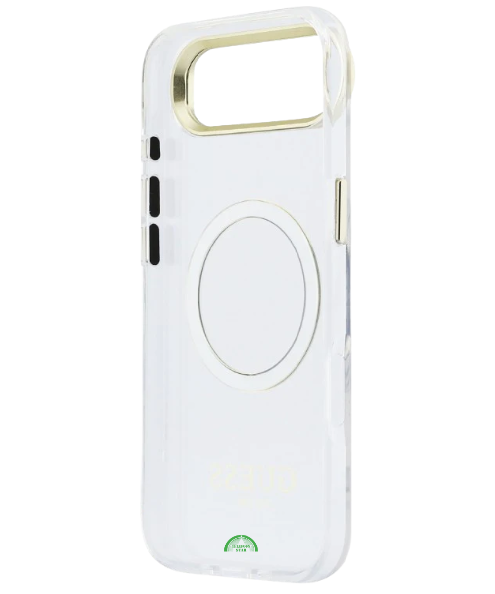Hoesje voor iPhone 17 Air Crystal Halo Ring Case Opstaande rand aan voorzijde
