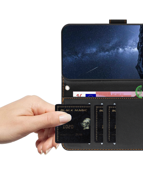 Hoesje voor Xiaomi Redmi A7 Pro Wallet Case Zwart Duurzaam materiaal