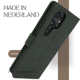 Hoesje voor Samsung Galaxy S26 Ultra Olijfgroen Boekcase